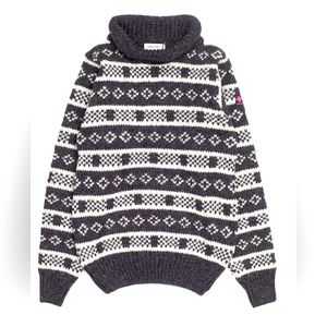 Devold Originals, Wool Roll Neck Alnes Sweater, Anthracite grey, Unisex, NWT